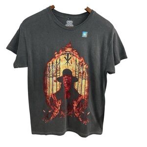 NWT WWE Undertaker Graphic Charcoal Tee featuring hell’s gates size Medium